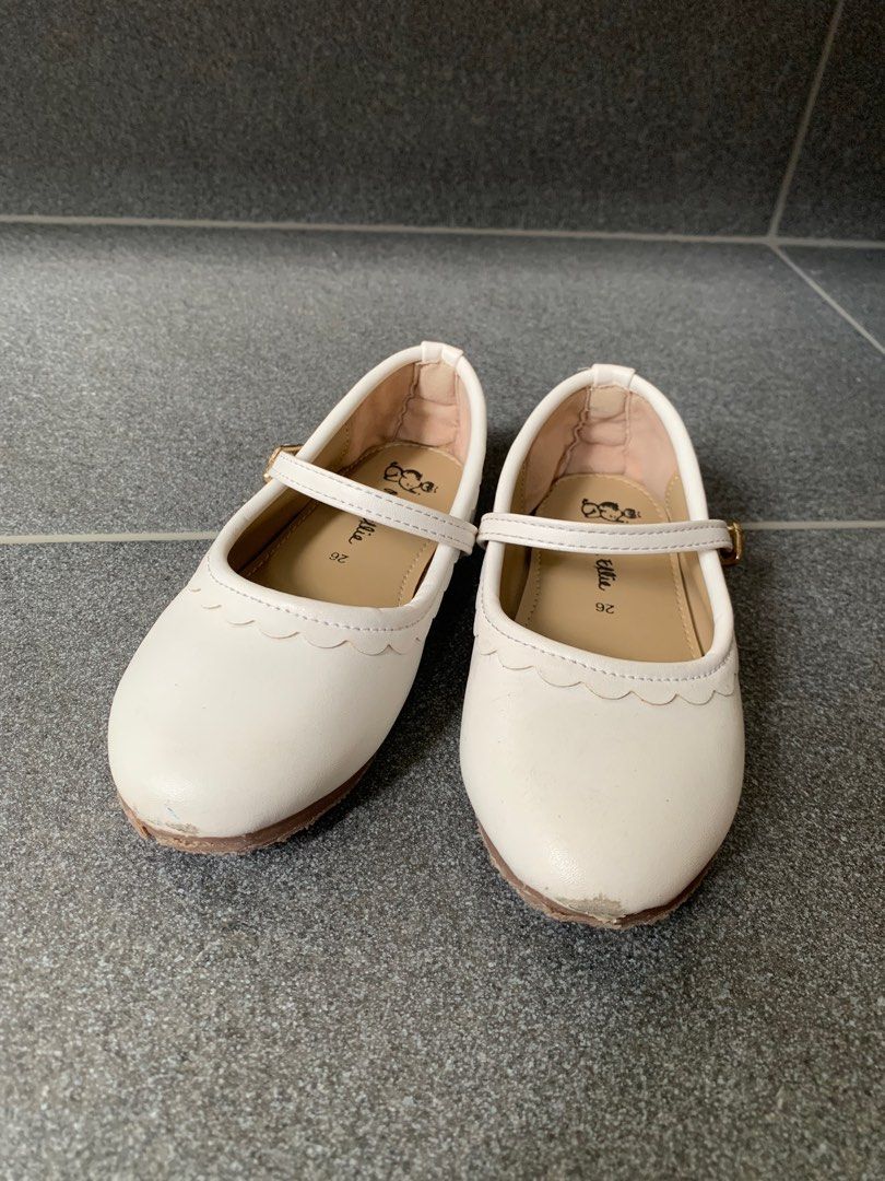Mary Jane Shoes Girl White Size 26 17cm Babies Kids Babies