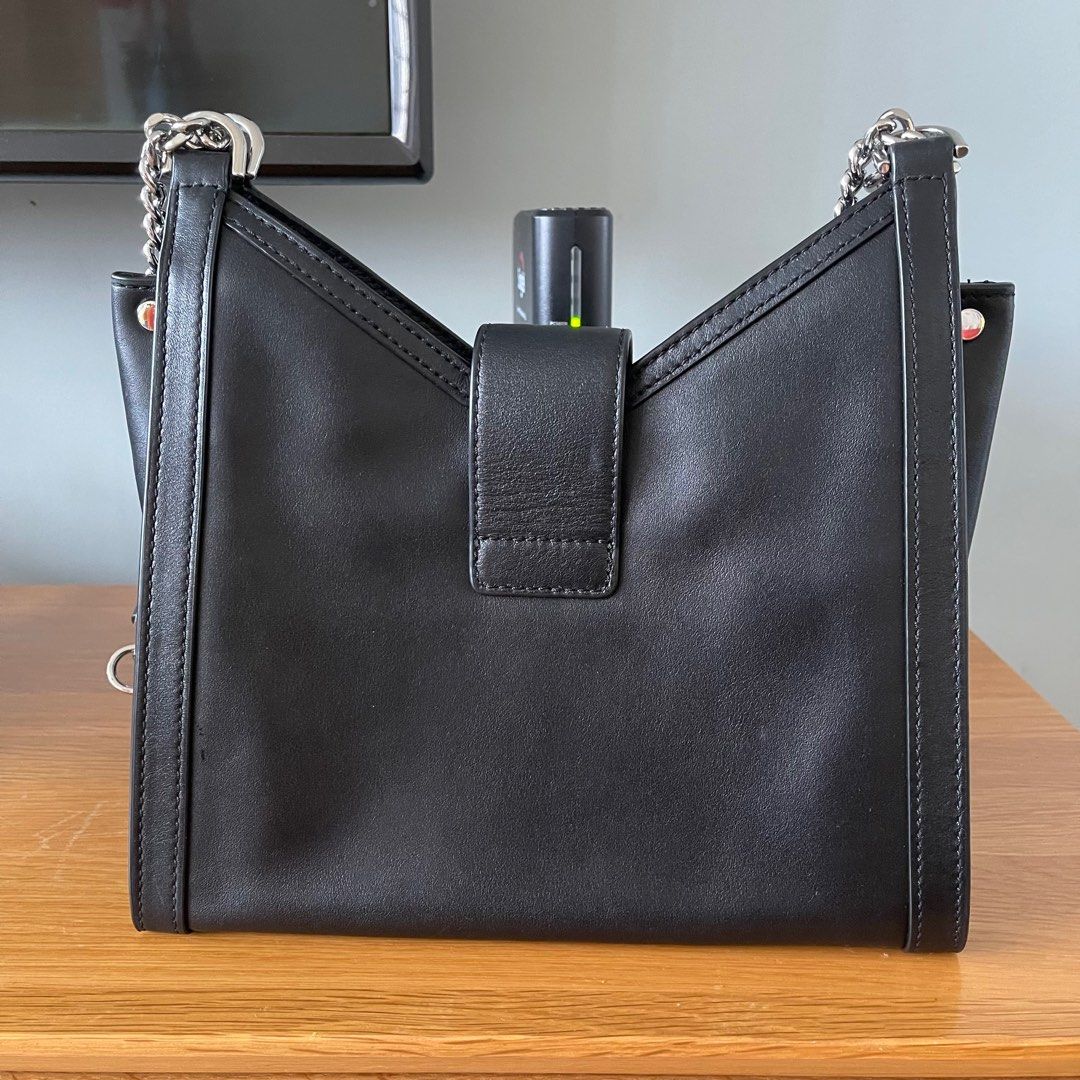 Michael Kors Shoulder n crossbody 2in1 Black Leather Bag with