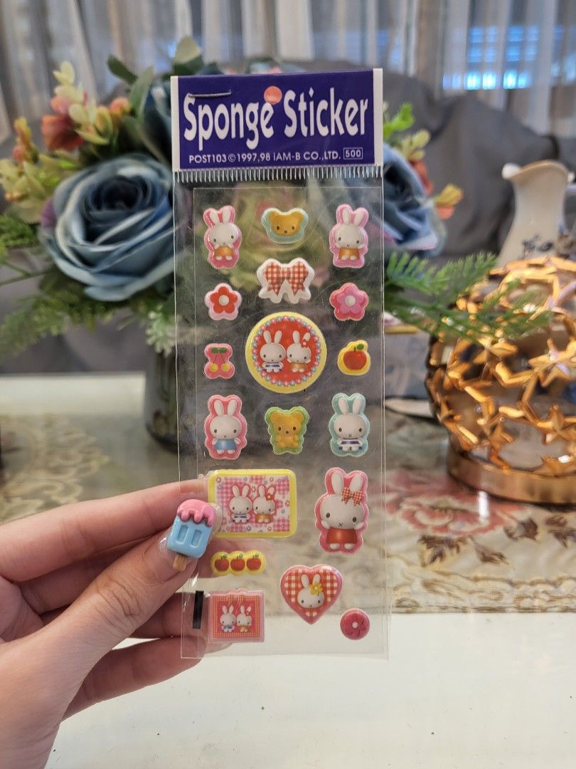 Miffy Sponge Sticker (Category: Character Goods) located in San Fernando. Submitted by jpmarketplace2023 (Listing ID 1272340293, Image 1). Description: -Miffy sponge sticker for only PHP120 -Authentic from Japan.