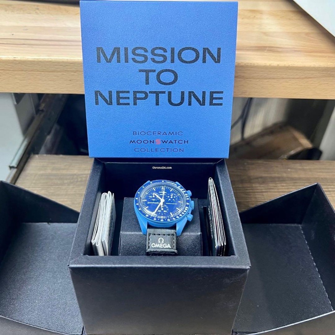 Moonswatch Neptune, Men's Fashion, Watches & Accessories, Watches on ...