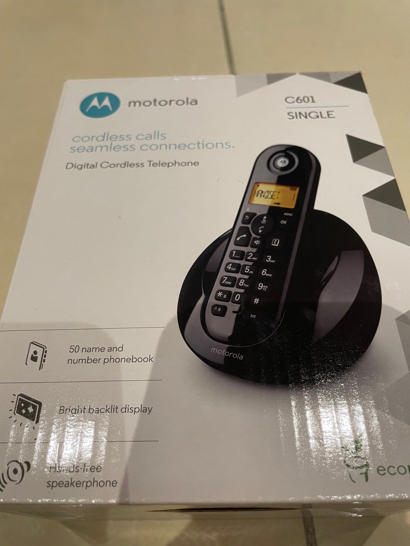 Motorola Digital Cordless Phone C601, Mobile Phones & Gadgets, Mobile