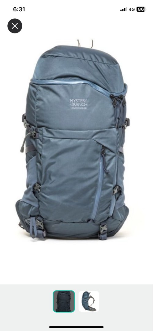 Mystery ranch hover shop pack 40l backpack