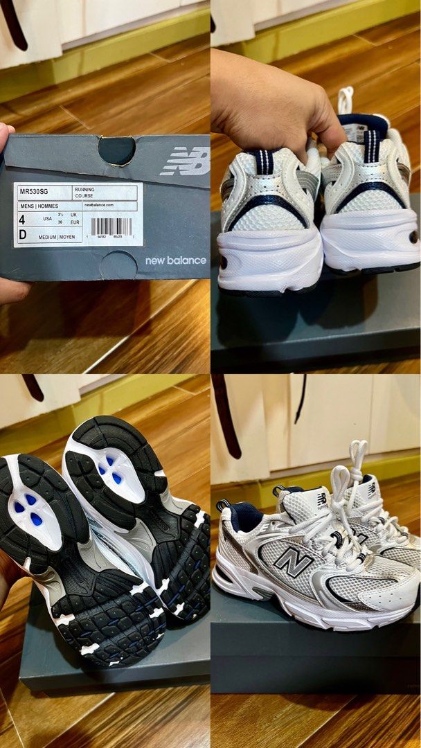 NEW BALANCE - 530 (Category: Sneakers) located in Manila. Submitted by docjcollection (Listing ID 1272264394, Image 1). Description: MEN’S size but fits Women’s sizes Us. 5.5 BRAND NEW NO ISSUE.