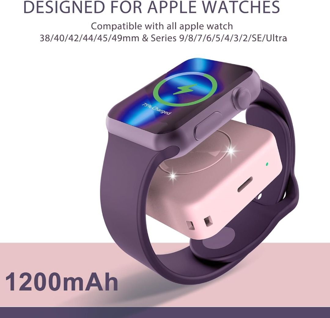 3 in 1 magnetische kabellose Ladegerät Powerbank für Apple Watch 7