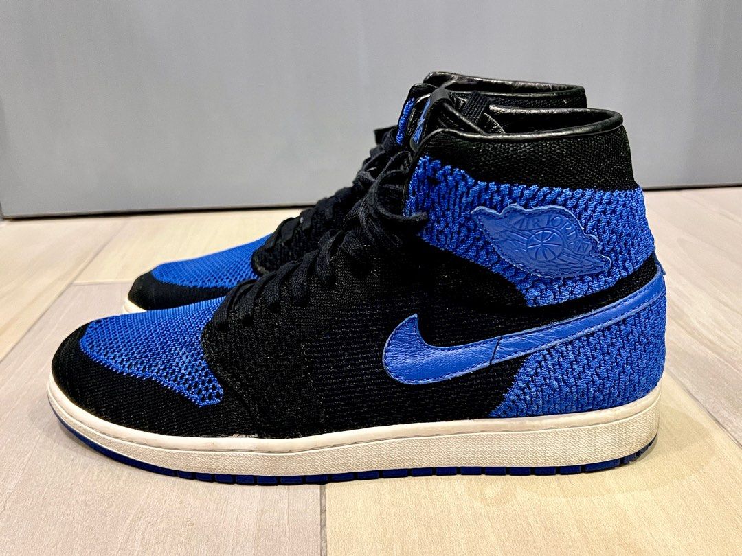Nike air Jordan 1 Retro high flyknit Royal size 12 Carousell