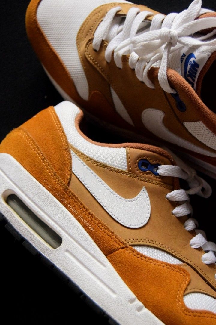 Nike Air Max 1 X Atmos Curry Pack Brown Curry Men s Fashion