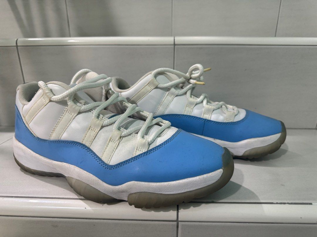 Nike Jordan 11 low white blue Men s Fashion Footwear Sneakers