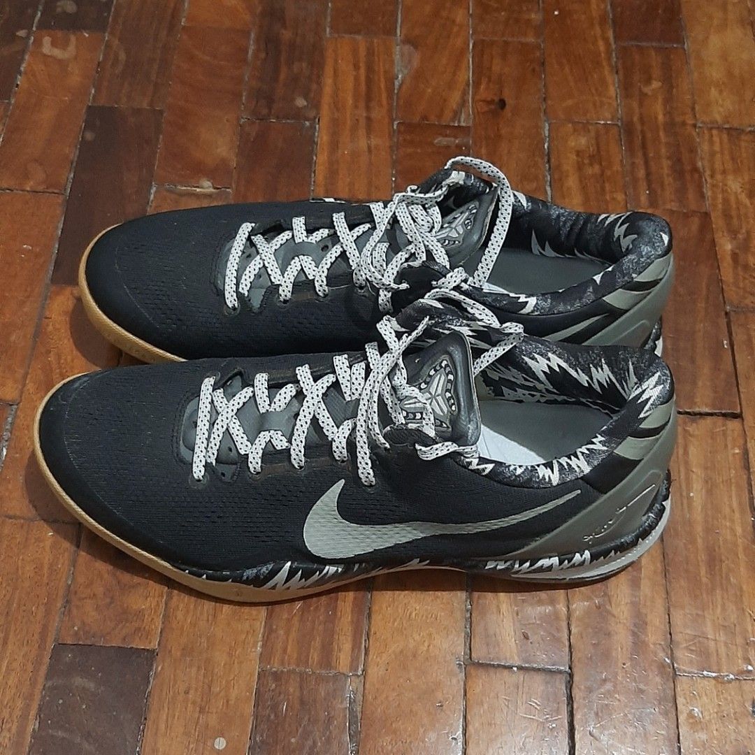 Nike kobe 8 mens sales silver