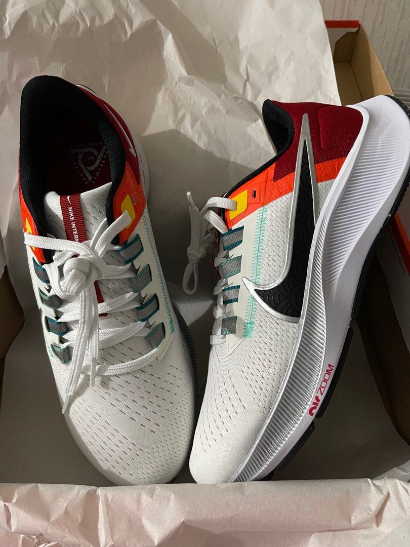 Authentic Nike Men's Air Zoom Pegasus 38 Road Running Shoes Sail, Men's Fashion, Footwear