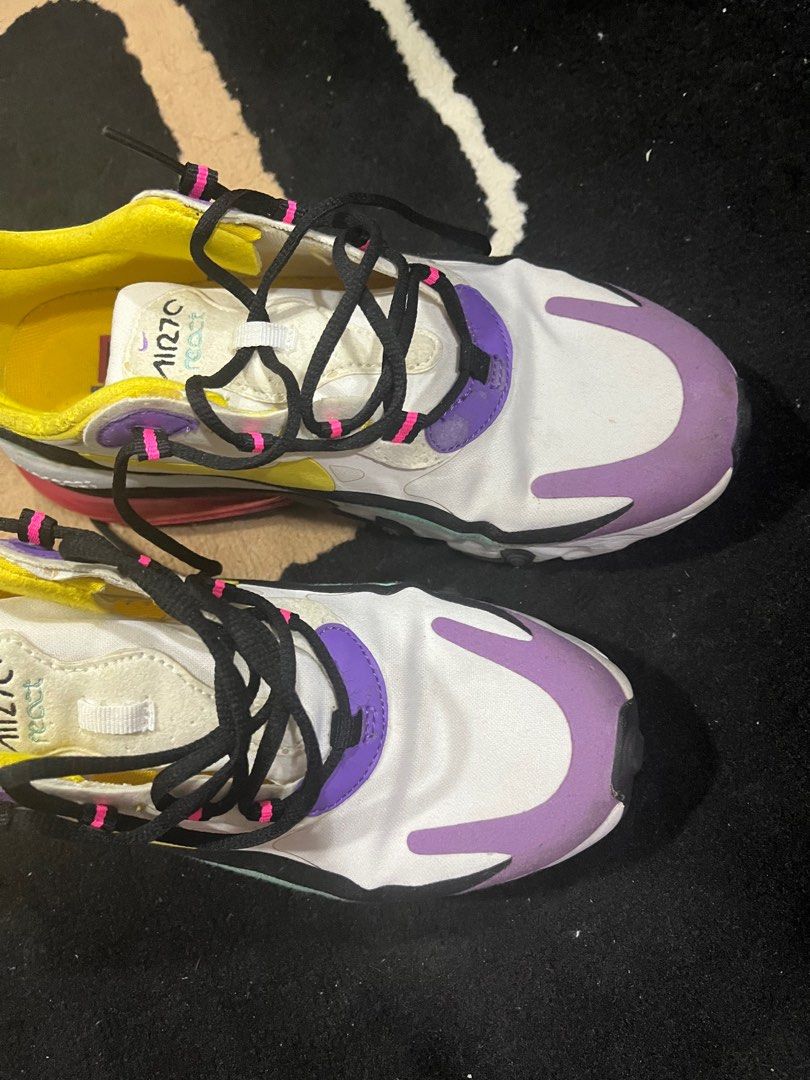 Nike air max 270 react geometric art men's shoe cheap