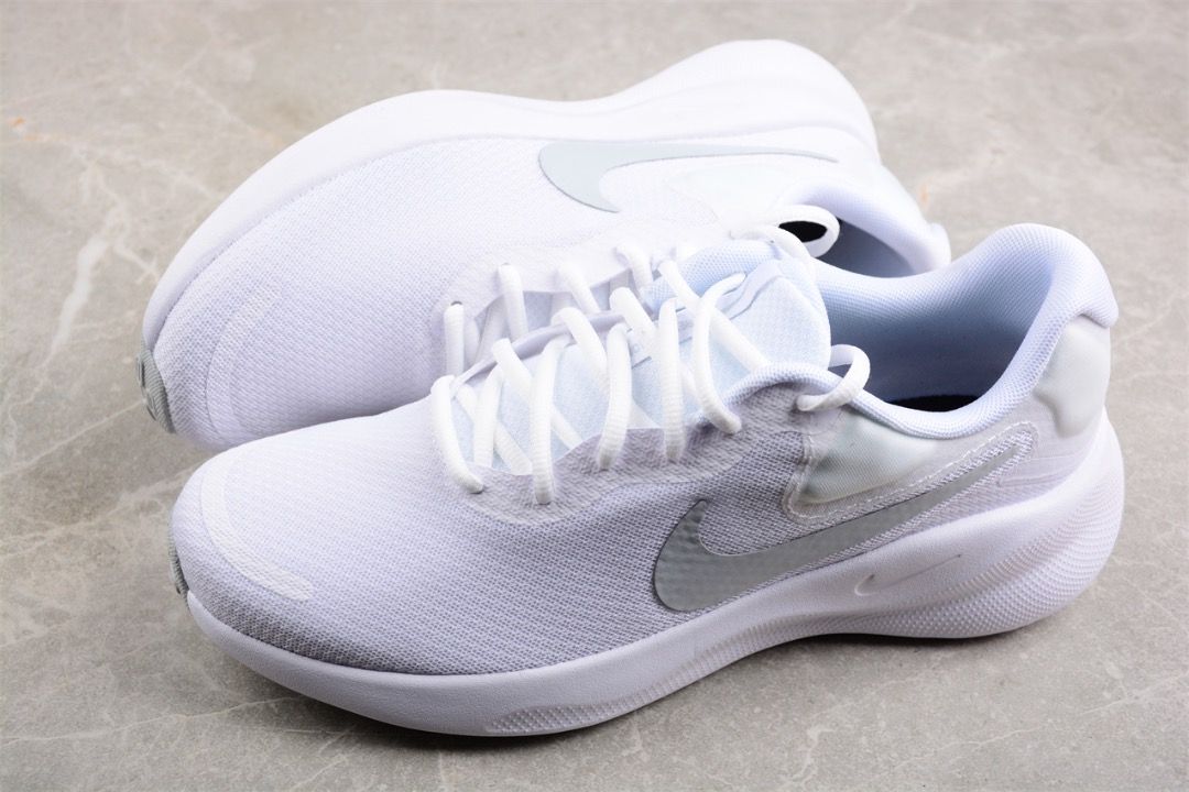 All white hotsell nike runners