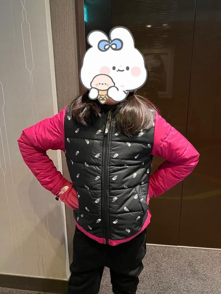 North face baby top girl winter jacket