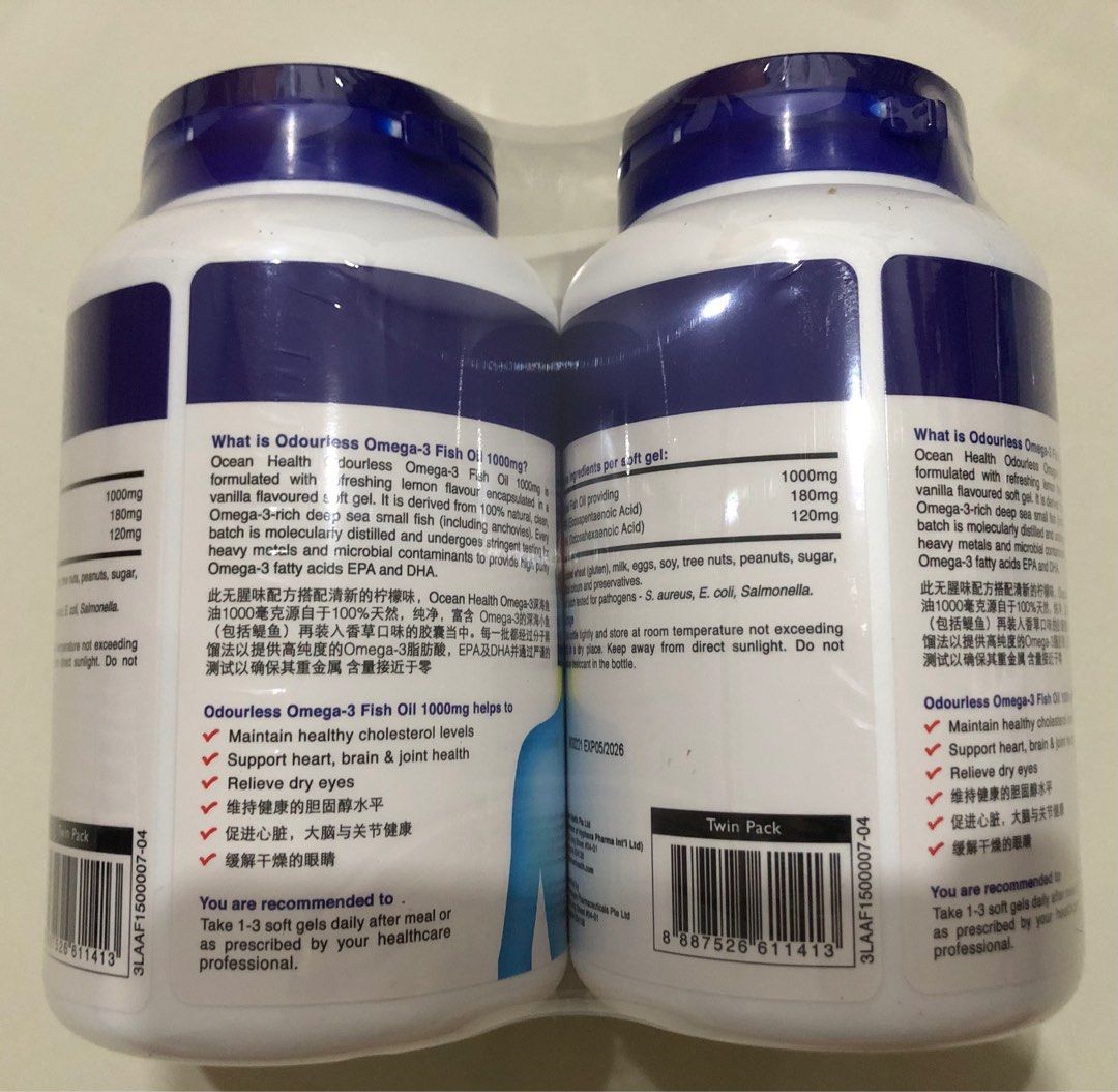 Ocean health odourless omega 3 top