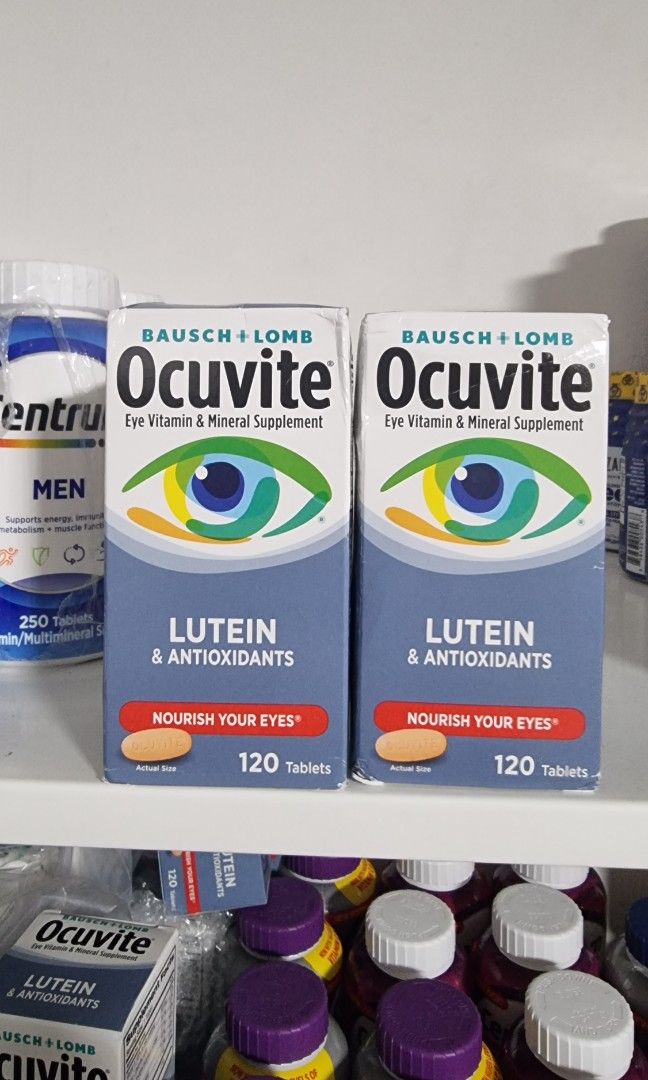 Ocuvite eye vitamin, Health & Nutrition, Health Supplements, Vitamins