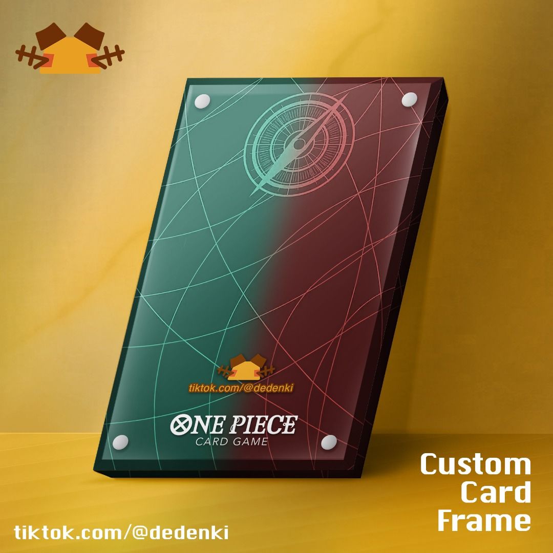 One Piece Leader Colored Background Custom Card Frame, Hobbies & Toys ...