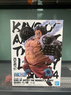 Banpresto One Piece 7.1-Inch Monkey D Luffy Sculpture, King of Artist