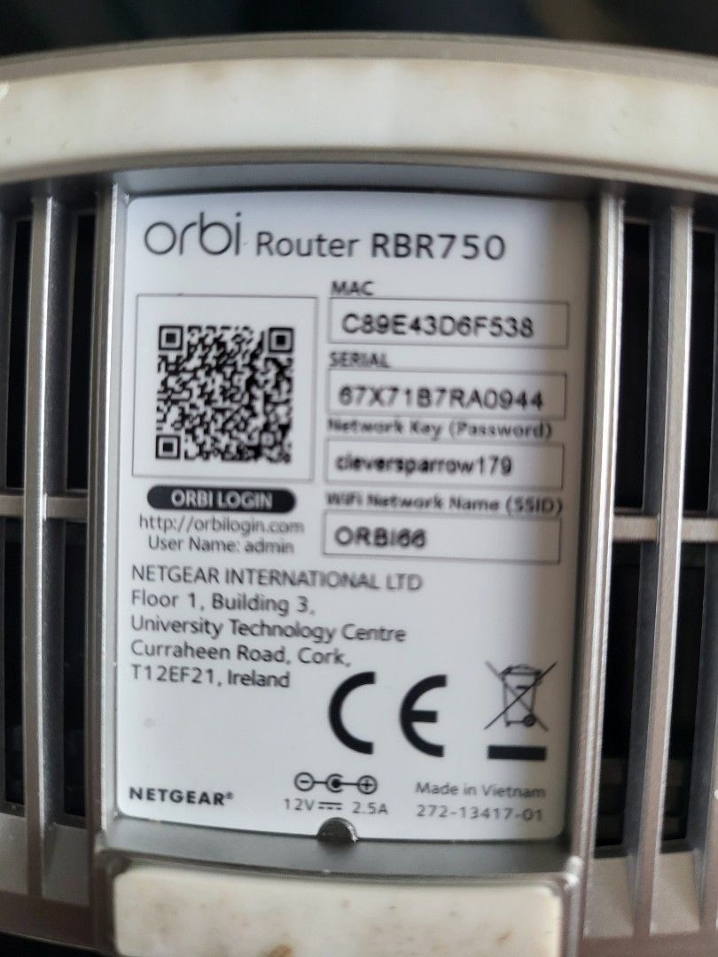 Orbi rbr750, TV & Home Appliances, TV & Entertainment, Entertainment ...
