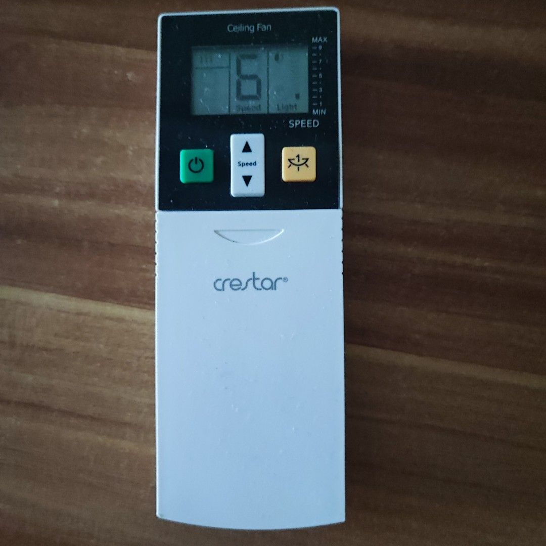 Original Crestar fan remote LCD 27, Furniture & Home Living, Lighting