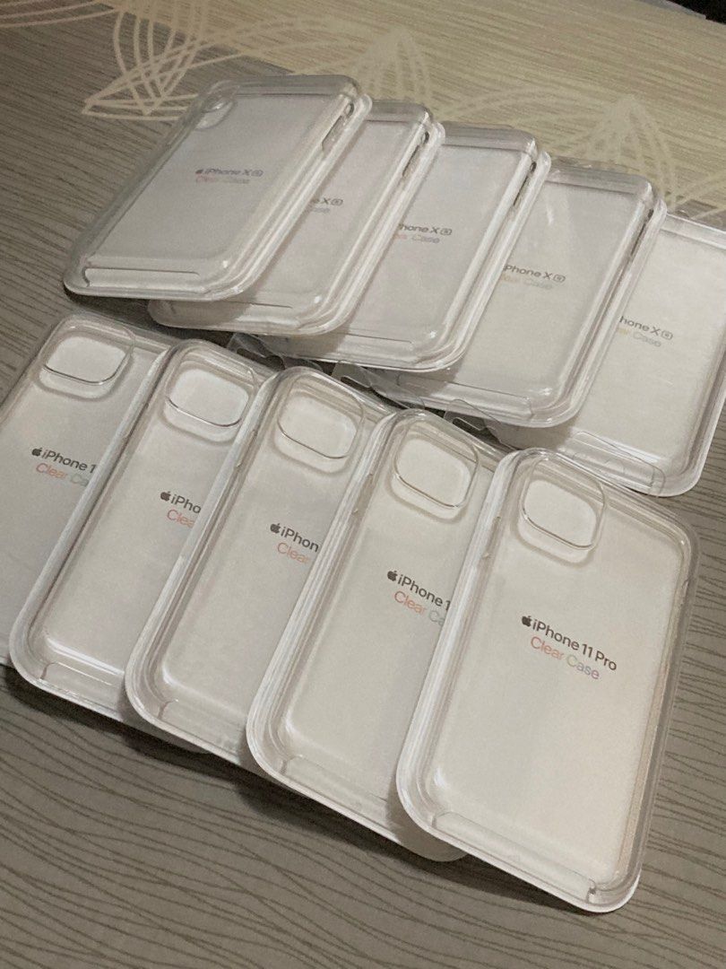 Original iPhone Xr And iPhone 11 Pro Clear Case (Category: Cases & Sleeves) located in Makati City. Submitted by msn_gdgt (Listing ID 1272341670, Image 1). Description: Original iPhone Xr and iPhone 11 pro clear case. bago po yan may price pa sa likod. declutter lang sa gamit..