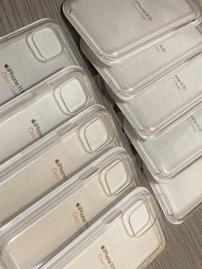 Original iPhone Xr And iPhone 11 Pro Clear Case (Category: Cases & Sleeves) located in Makati City. Submitted by msn_gdgt (Listing ID 1272341670, Image 2). Description: Original iPhone Xr and iPhone 11 pro clear case. bago po yan may price pa sa likod. declutter lang sa gamit..