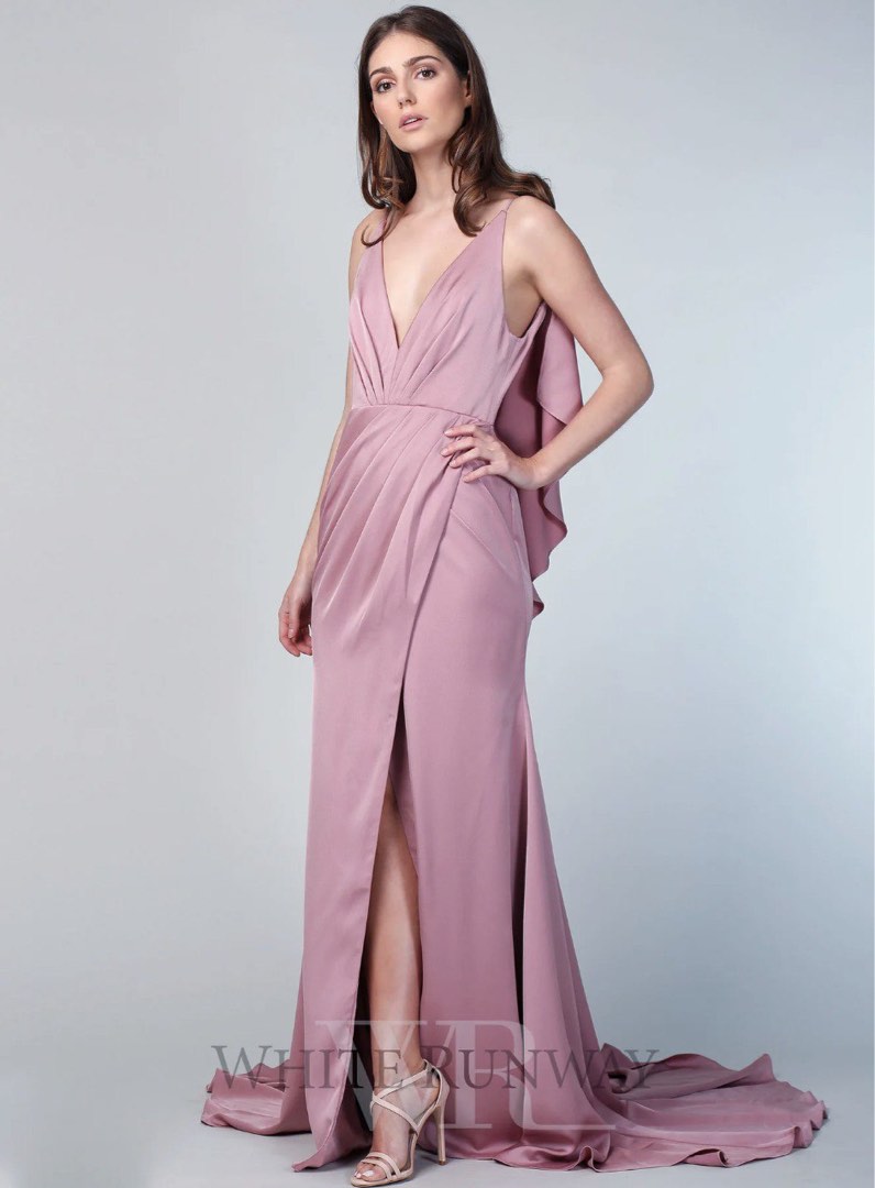 Mauve pink formal dress best sale