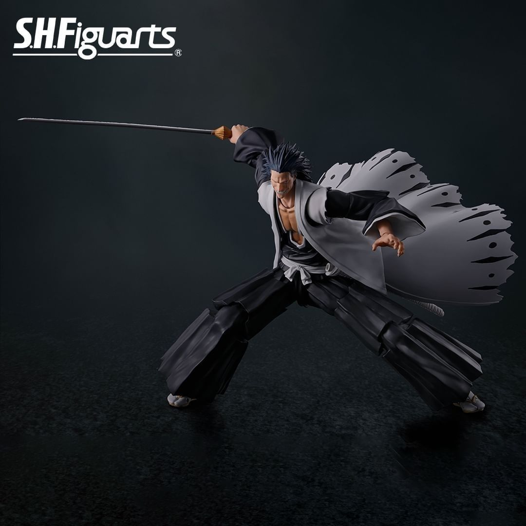 PO Flash ! Bandai S.H. SH Figuarts SHF 1/12 Scale Action Figure - Bleach -  Kenpachi Zaraki, Hobbies & Toys, Toys & Games on Carousell