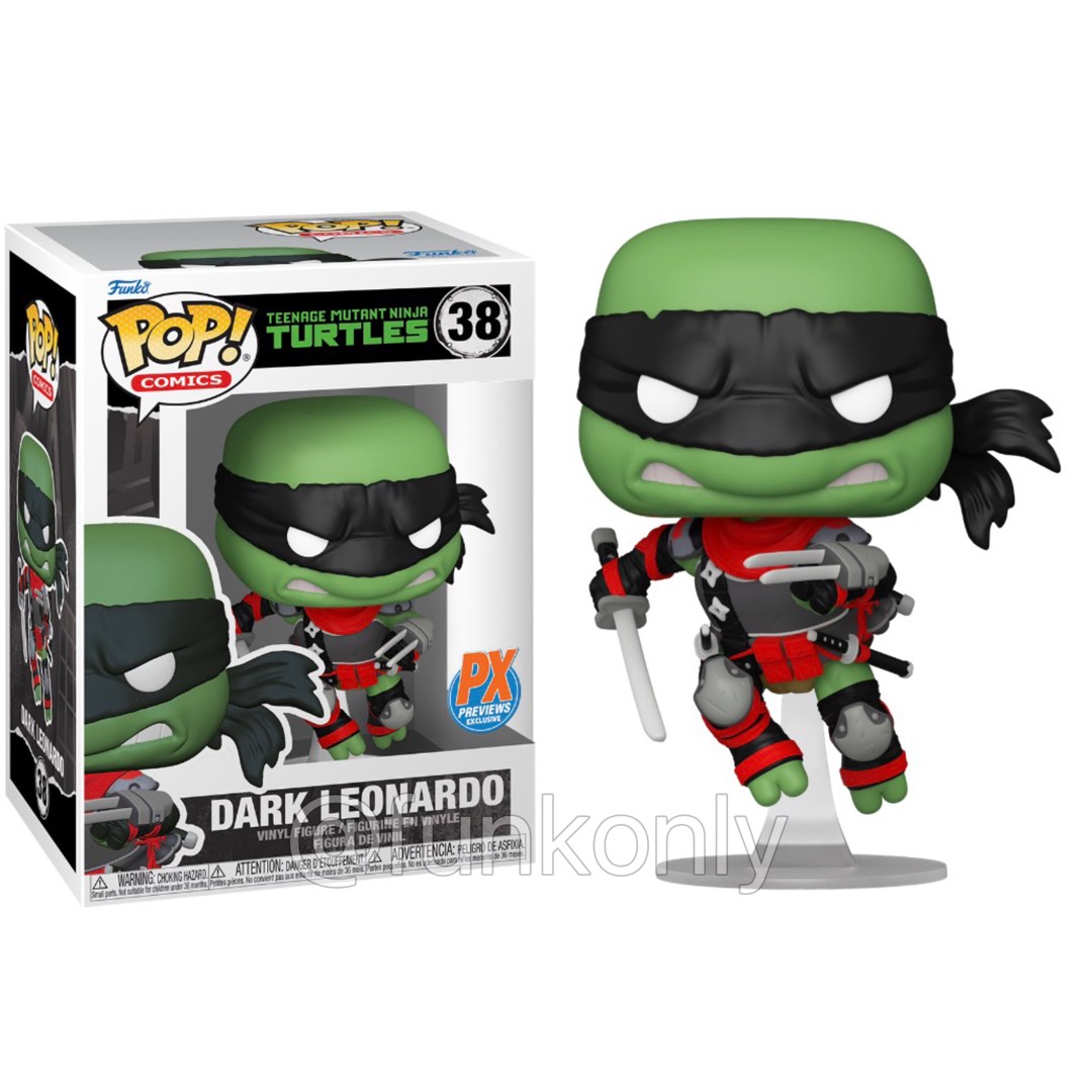 [PO] Teenage Mutant Ninja Turtles Pop! Vinyl Figures - Dark Leonardo ...