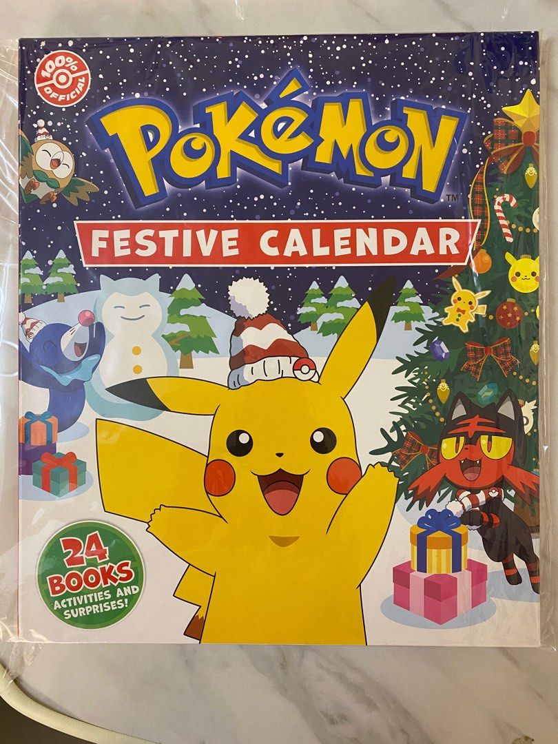 Pokémon Advent calendar 2023, 興趣及遊戲, 書本 & 文具, 小說 & 故事書 Carousell