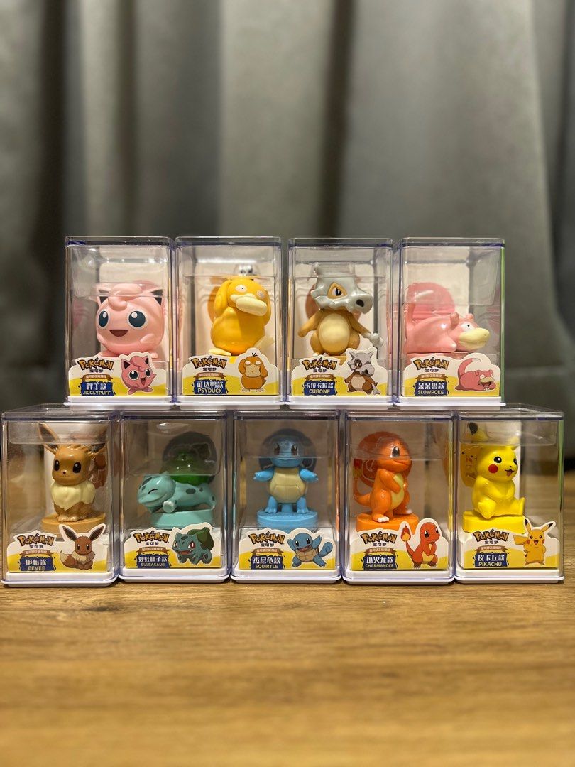 Pokémon stackable figurine (Category: Toy Figures) located in Singapore. Submitted by jakeyeo (Listing ID 1272430935, Image 1). Description: Multiple Pokémon figurine for sale. Size about 4-6cm Selling each for $10. Get more for discount. .