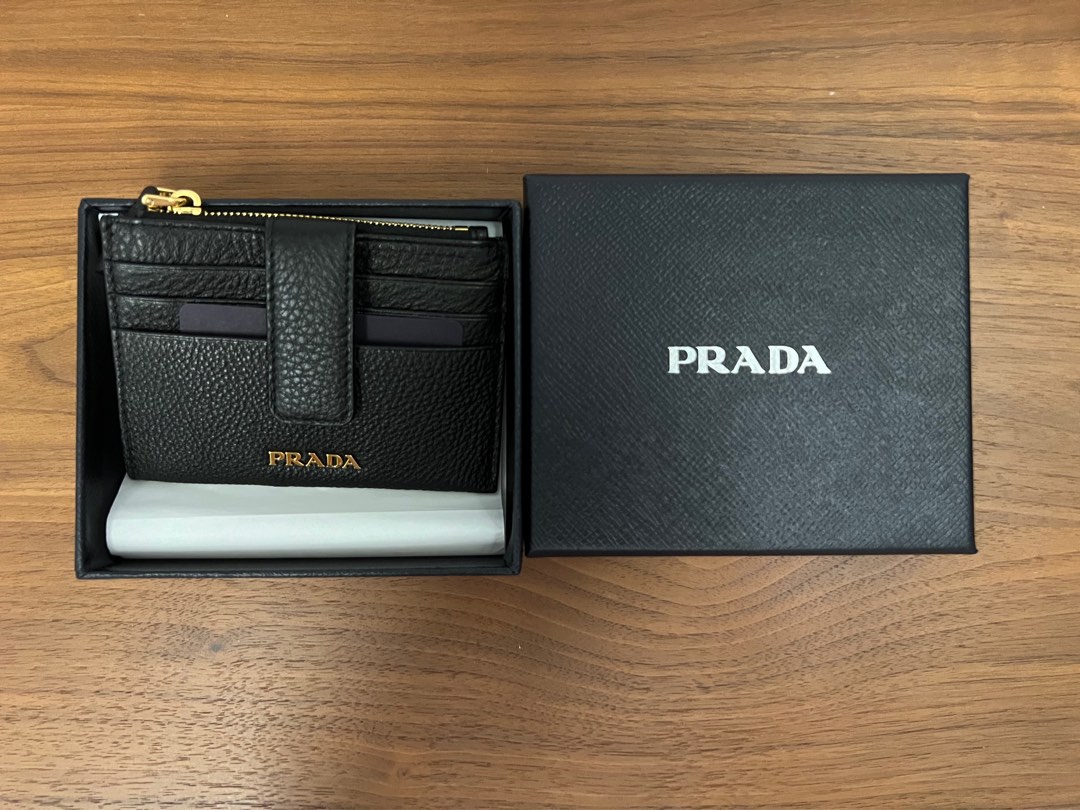 Prada Card Holder, Luxury, Bags & Wallets on Carousell