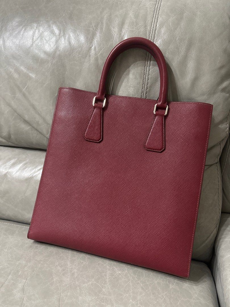 Maroon prada bag clearance
