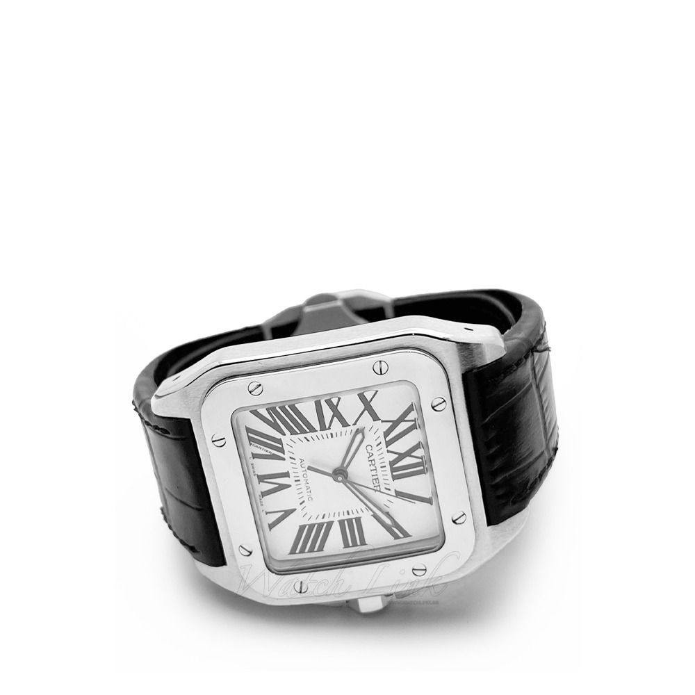 Pre Owned Apr 2014 Cartier Santos 100 XL 2656 Luxury Watches on