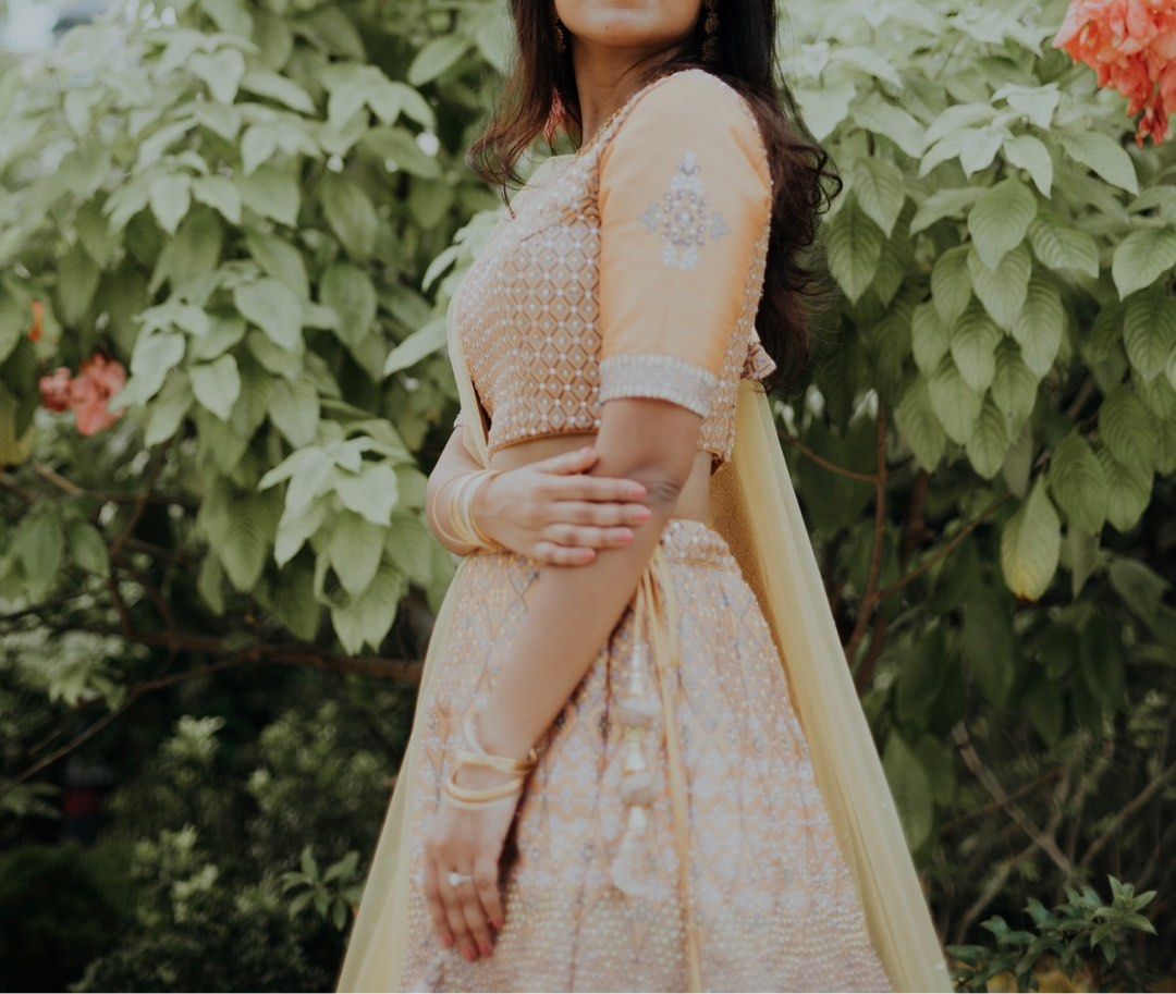 Lehenga for pre best sale wedding