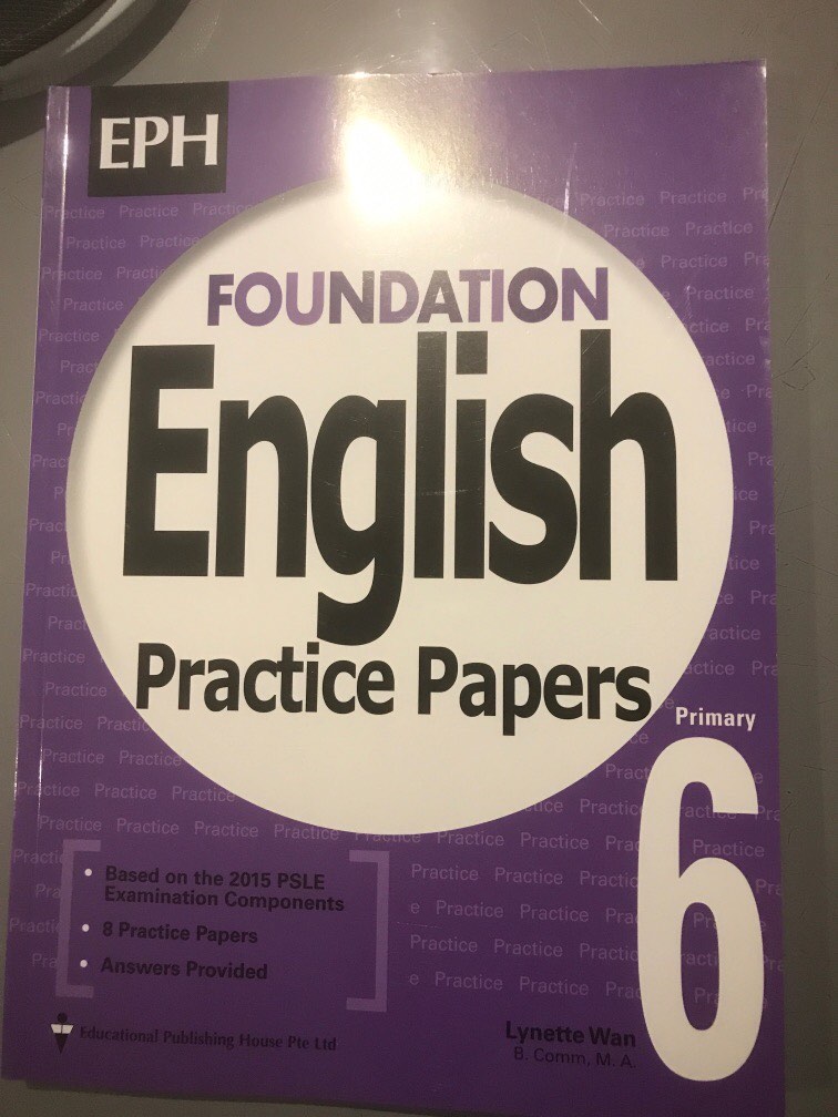 Pri Paper Pri 6 Foundation English practice papers, Hobbies & Toys, Books ...
