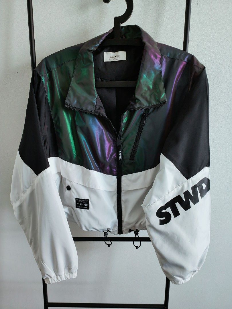 Rainbow leather jacket store