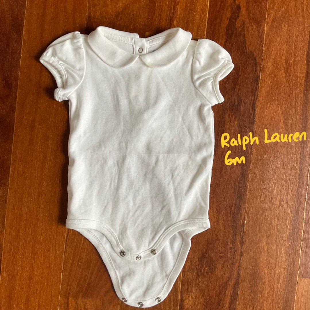 Ralph lauren onesie clearance baby girl