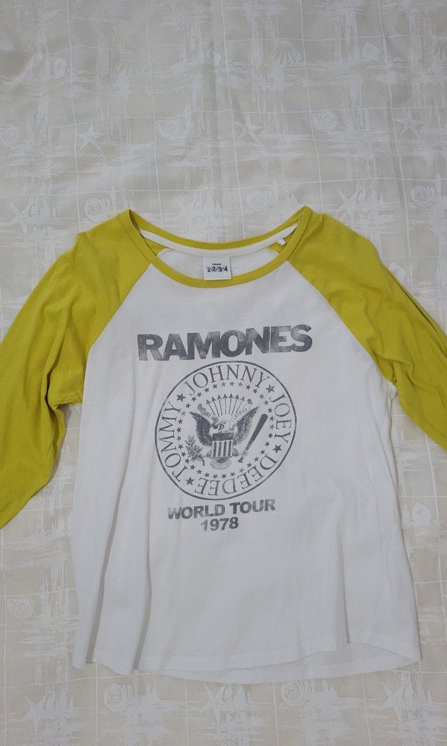 Ramones cotton on (Category: Longsleeves) located in Cavite. Submitted by elledecluttersss (Listing ID 1272456860, Image 1). Description: used with care small on tag RFS: DECLUTTERING GCASH PAYMENT ONLY.