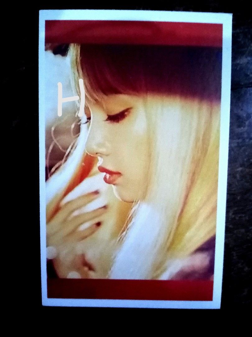 [RARE] BLACKPINK LISA PHOTOCARDS, Hobbies & Toys, Memorabilia ...
