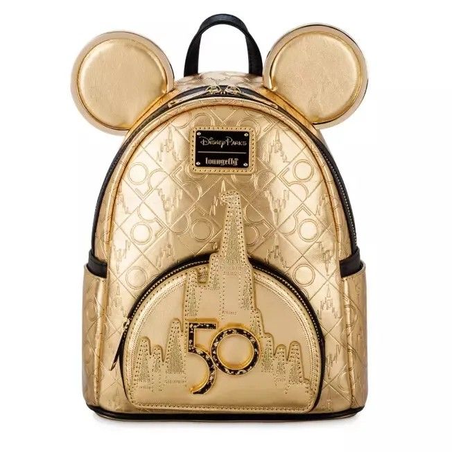 Leather disney backpack online