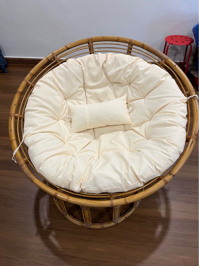 Vintage rattan shop papasan chair