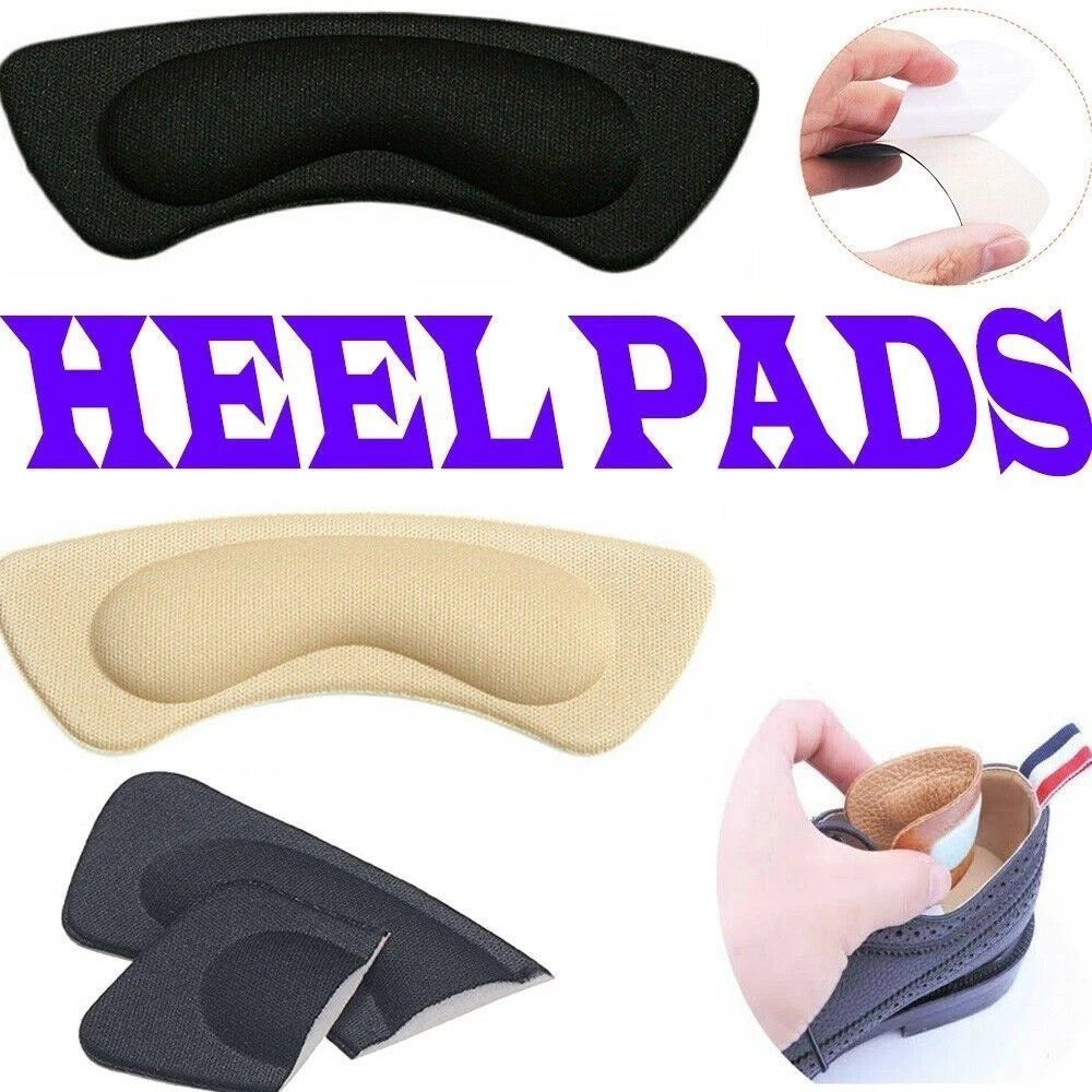 Readystock black Heel Grips Pads Liner Cushions Self adhesive for
