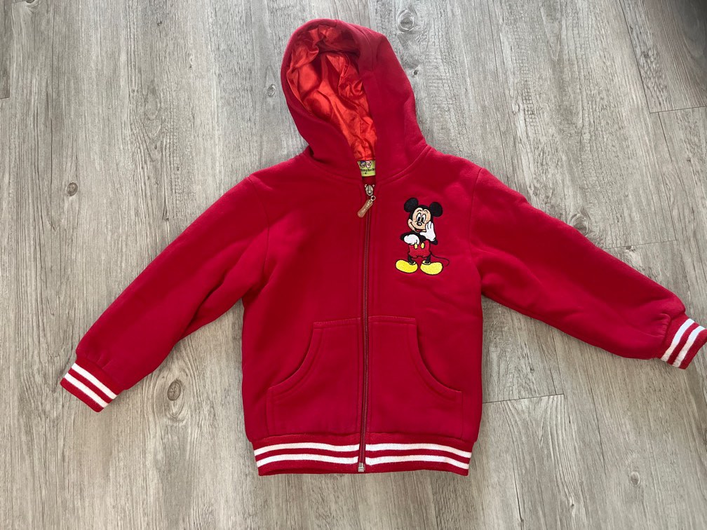 Red mickey mouse jacket outlet