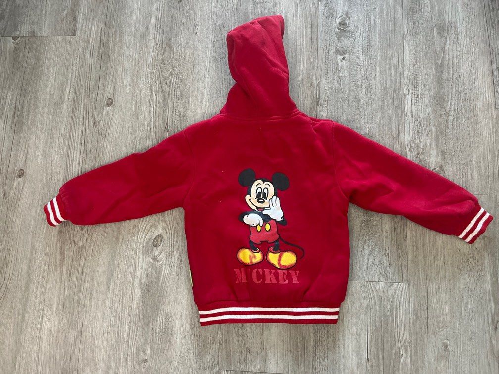 Red mickey mouse jacket outlet