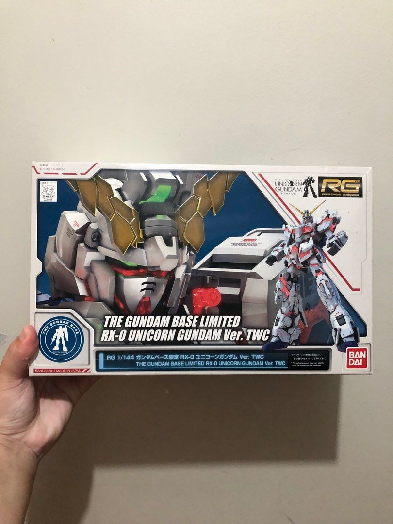 RG RX-0 Unicorn Gundam (Ver. TWC) (Category: Gundam & Model Kits) located in Manila. Submitted by cybeats (Listing ID 1272395449, Image 1). Description: Bought in japan. No time to build .