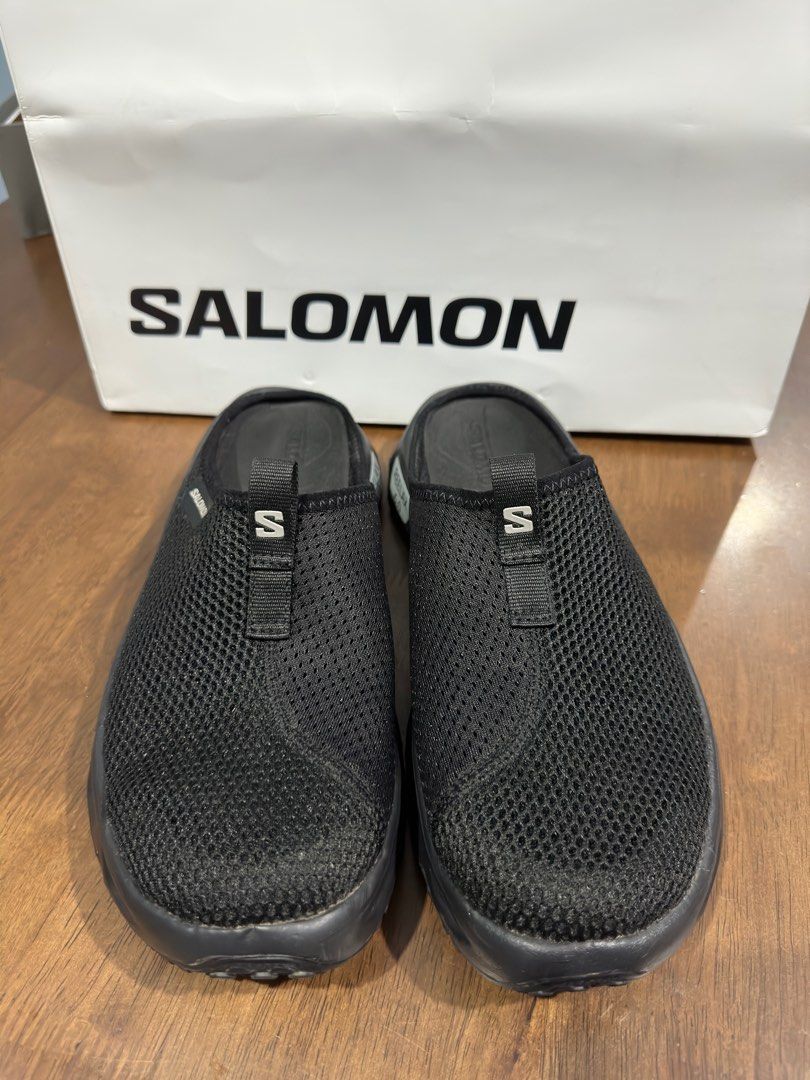 Salomon Reelax Slide 6.0 Men's Black/Alloy, Men's Fashion, Footwear,  Slippers & Slides on Carousell