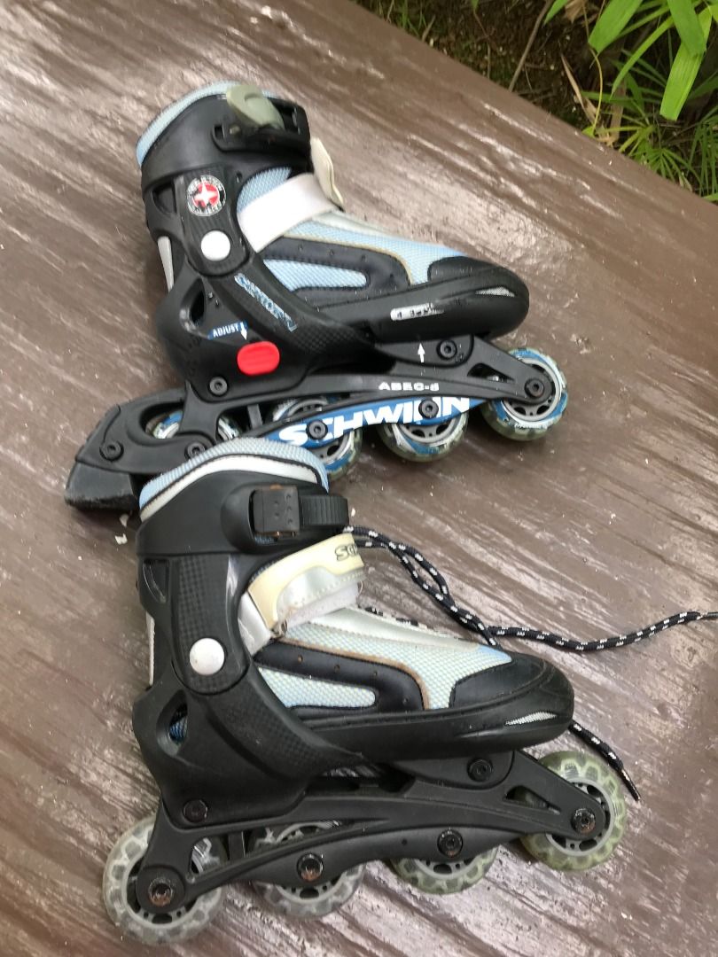 Schwinn kid's adjustable rollerblades size 1 to 4. In good condition.,  Sports Equipment, Other Sports Equipment and Supplies on Carousell