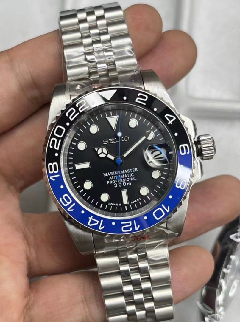 Seiko mod Batman batgirl custom watch, Men's Fashion, Watches ...
