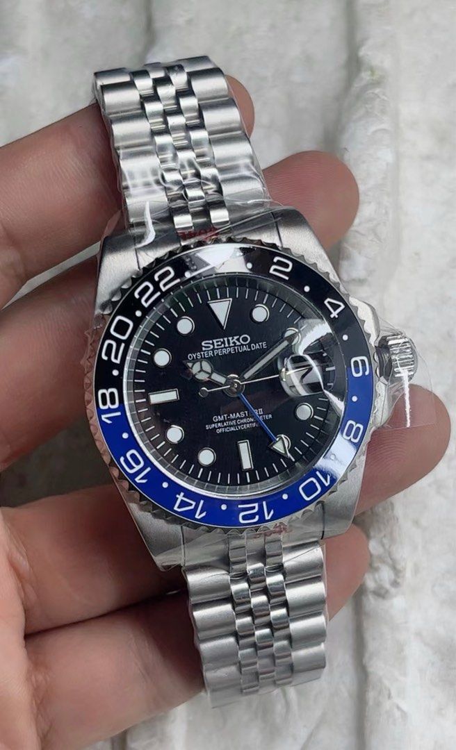Seiko mod Batman batgirl custom watch, Men's Fashion, Watches ...