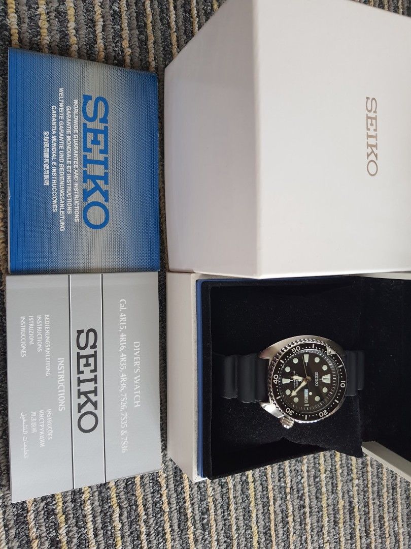 SEIKO TURTLE BABY TUNA Men s Fashion Watches Accessories