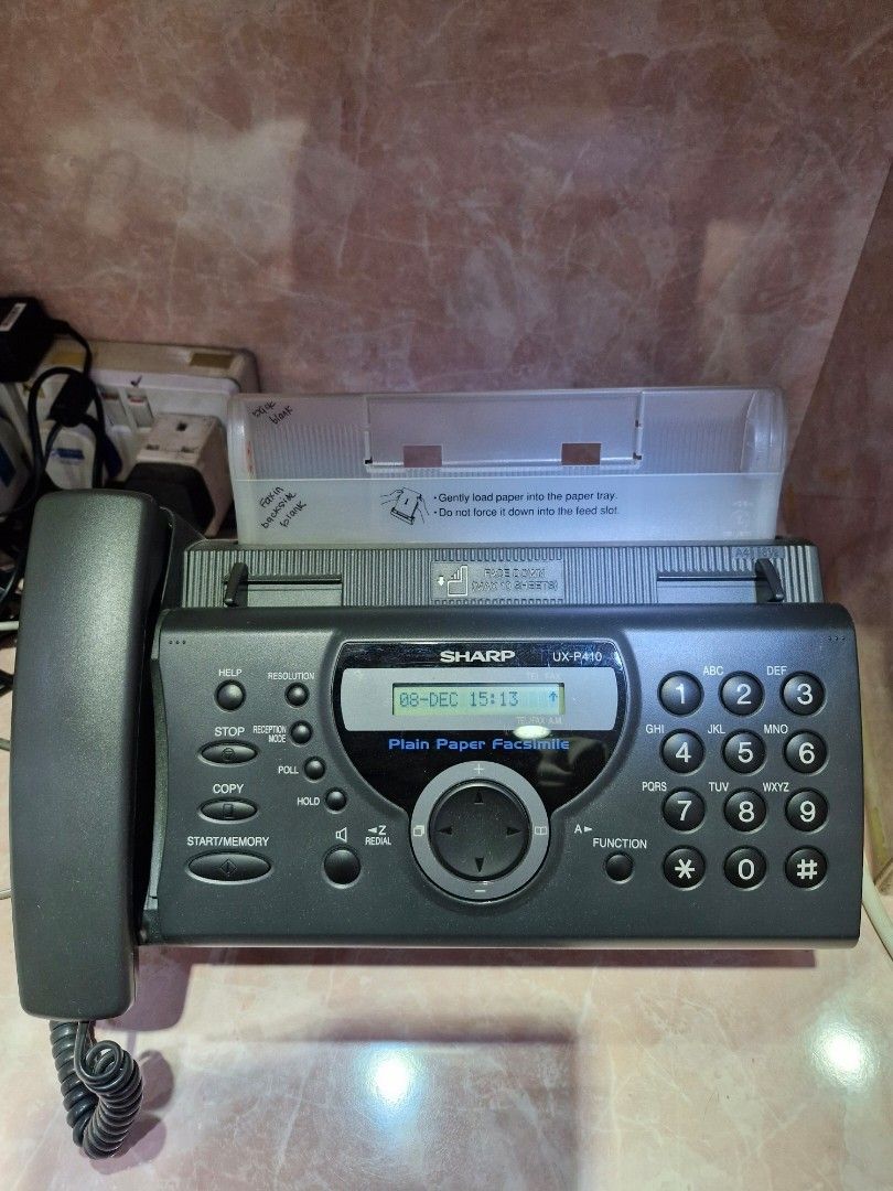 Sharp UX-P410 fax machine, Computers & Tech, Printers, Scanners ...